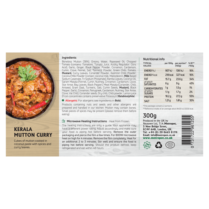 Kerala Mutton Curry by Metropot