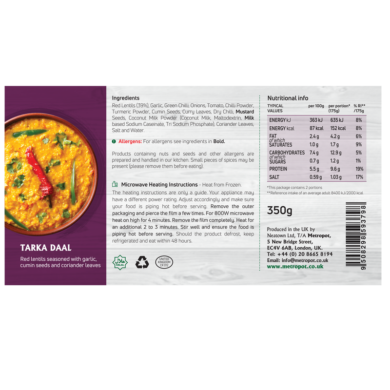 Tarka Daal by Metropot