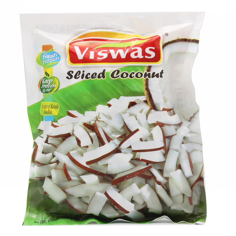 Frozen Sliced Coconut By Viswas