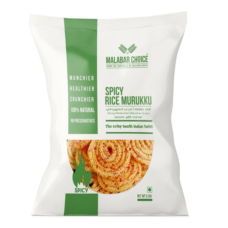 Spicy Rice Murukku bottle By Malabar Choice